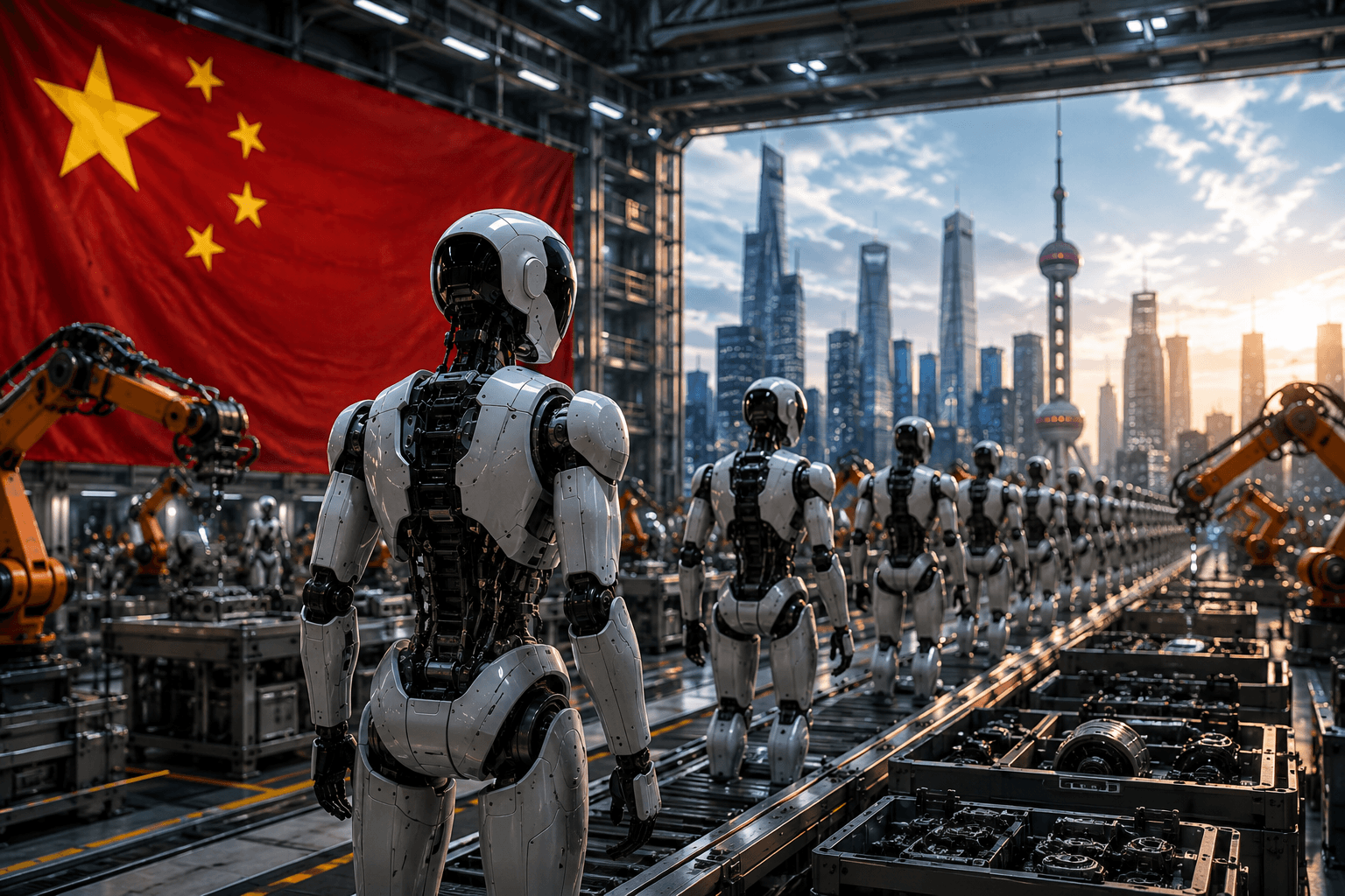 A China Está Criando o Próximo Gigante da Robótica Humanoide
